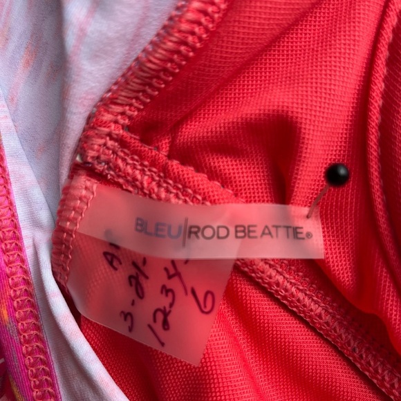 NWOT Bleu Rod Beattie twist front underwire tankini - size 6 - Picture 5 of 5